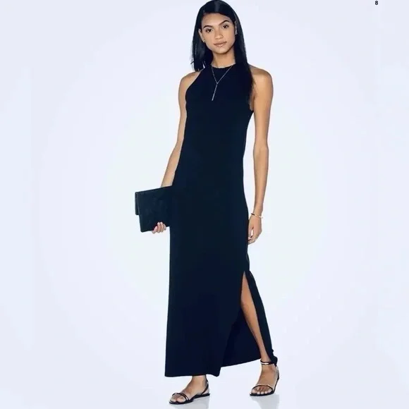 Theory | Dresses | Theory Somaki Bonsai Atmos Light Maxi Dress In Navy |  Poshmark